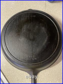 Vintage Birmingham Stove, Range #12 Cast Iron Skillet 13 7/16 Century Series USA