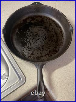 Vintage Birmingham Stove, Range #12 Cast Iron Skillet 13 7/16 Century Series USA