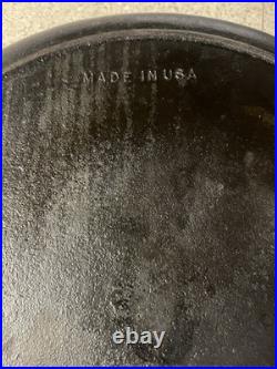Vintage Birmingham Stove, Range #12 Cast Iron Skillet 13 7/16 Century Series USA
