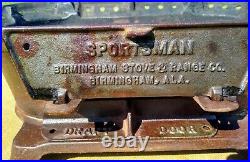 Vintage Birmingham Stove & Range Co. Sportsman Cast Iron Stove & Grill