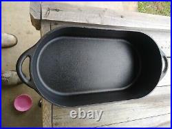Vintage Birmingham stove and range bsr fish cooker and lid cast iron
