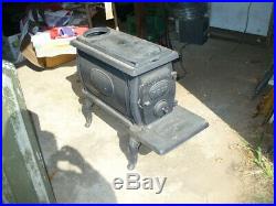 Vintage Box King No. 26 Cast Iron wood Stove 2 burner NOS $195