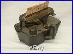 Vintage CO & GS Union Kerosene Flat Cast Iron Sad Heater with Kenrick # 6 Iron