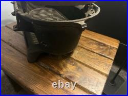 Vintage Cast Iron Atlanta Stove Works Sportsman Grill USA Birmingham Hibachi
