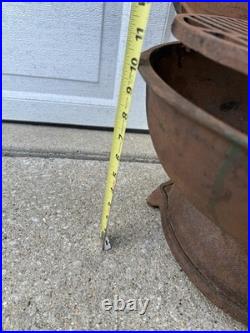 Vintage Cast Iron BBQ Century Grill by Birmingham Stove & Range, like Cue-Grill