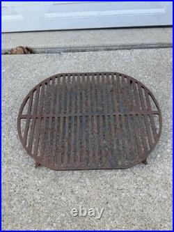 Vintage Cast Iron BBQ Century Grill by Birmingham Stove & Range, like Cue-Grill