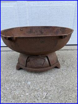 Vintage Cast Iron BBQ Century Grill by Birmingham Stove & Range, like Cue-Grill