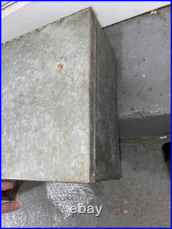 Vintage Cast Iron Camp Stove With Galvanized Case Rare