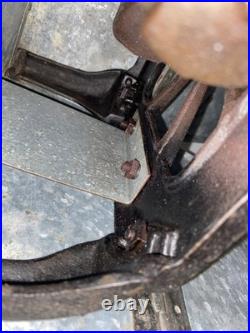 Vintage Cast Iron Camp Stove With Galvanized Case Rare