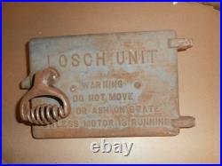 Vintage Cast Iron Coal Stove Ash Door LOSCH Unit