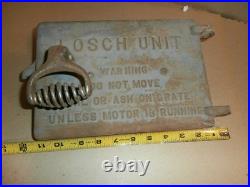 Vintage Cast Iron Coal Stove Ash Door LOSCH Unit