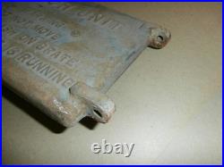 Vintage Cast Iron Coal Stove Ash Door LOSCH Unit