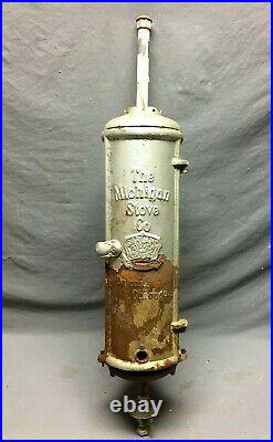 Vintage Cast Iron Garland Stove Water Heater Industrial Steampunk Old 786- 21B