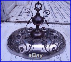 Vintage Cast Iron Mascot 120 Wood Stove Top Finial Victorian French Design