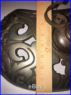 Vintage Cast Iron Mascot 120 Wood Stove Top Finial Victorian French Design