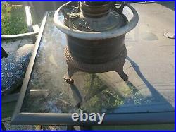 Vintage Cast Iron No. 3 BARLER (Ideal) HEATER CO. Kerosene Heater Gosher, Ind