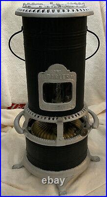 Vintage Cast Iron No. 50 BARLER (Ideal) HEATER CO. Kerosene Heater Chicago USA