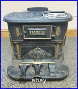 Vintage Cast Iron Parlor Stove Franklin 188