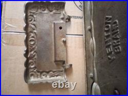 Vintage Cast Iron Royal Kenton Brand Toy Salesman Sample Stove Nickel Plate