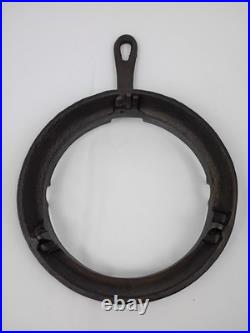 Vintage Cast Iron Waffle Maker Detroit Stove Works 1890's Size 7/8 Restored