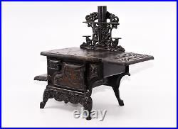 Vintage Crescent Cast Iron Miniature Stove & Accessories