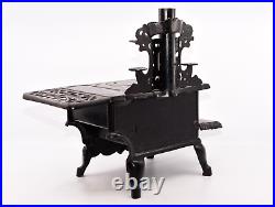 Vintage Crescent Cast Iron Miniature Stove & Accessories