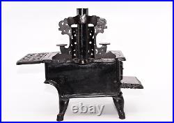 Vintage Crescent Cast Iron Miniature Stove & Accessories