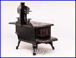 Vintage Crescent Cast Iron Miniature Stove & Accessories