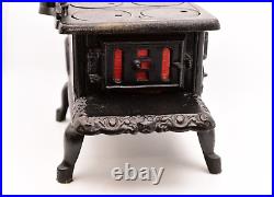 Vintage Crescent Cast Iron Miniature Stove & Accessories