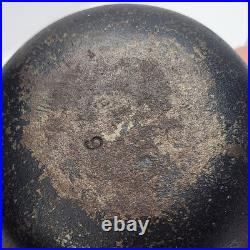 Vintage Crescent Cast Iron Toy Stove Miniature with Accessories Copper Chimney