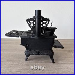 Vintage Crescent Salesmen Sample Large 10 WIDE Miniature Cast Iron Cook Stove