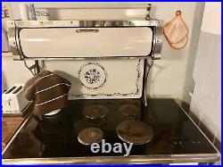 Vintage Elmira Electric Stove and Oven, Model 6000, Working Condition, Ivory