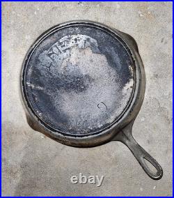 Vintage Erie #9 Cast Iron Skillet Pre Griswold