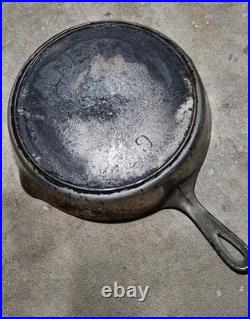 Vintage Erie #9 Cast Iron Skillet Pre Griswold