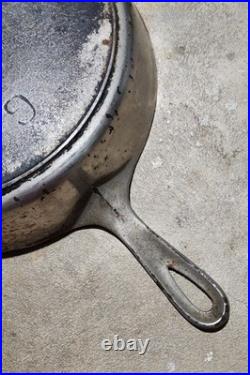 Vintage Erie #9 Cast Iron Skillet Pre Griswold