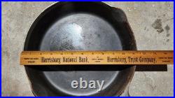 Vintage Erie #9 Cast Iron Skillet Pre Griswold