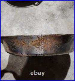 Vintage Erie #9 Cast Iron Skillet Pre Griswold