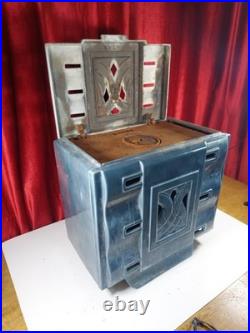 Vintage French Enamelled Cast Iron Stove