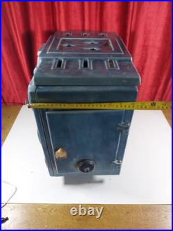 Vintage French Enamelled Cast Iron Stove