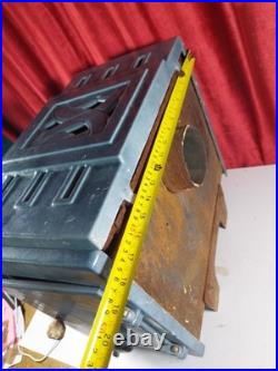 Vintage French Enamelled Cast Iron Stove