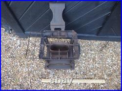 Vintage French made'Flamme Bleue' no. 2 Stove. Cast Iron Stove with Brass base