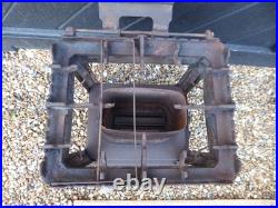 Vintage French made'Flamme Bleue' no. 2 Stove. Cast Iron Stove with Brass base