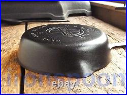 Vintage GRISWOLD Cast Iron SKILLET Frying Pan # 5 LARGE BLOCK LOGO Ironspoon