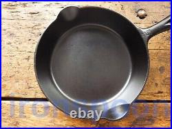 Vintage GRISWOLD Cast Iron SKILLET Frying Pan # 5 LARGE BLOCK LOGO Ironspoon