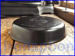 Vintage GRISWOLD Cast Iron SKILLET Frying Pan # 8 LARGE BLOCK LOGO Ironspoon