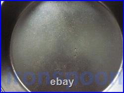 Vintage GRISWOLD Cast Iron SKILLET Frying Pan # 8 LARGE BLOCK LOGO Ironspoon