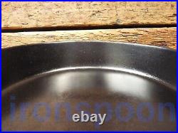 Vintage GRISWOLD Cast Iron SKILLET Frying Pan # 8 LARGE BLOCK LOGO Ironspoon