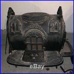 Vintage G. F. Filley Cast Iron Stove