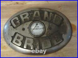 Vintage Grand Bride Stove Oven Heat Indicator