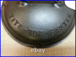 Vintage Griswold Cast Iron #6 Cast Iron Dutch Oven Slant Logo Lid Cover Vintage Griswold Cast Iron #6 Cast Iron Dutch Oven Slant Logo Lid Cover